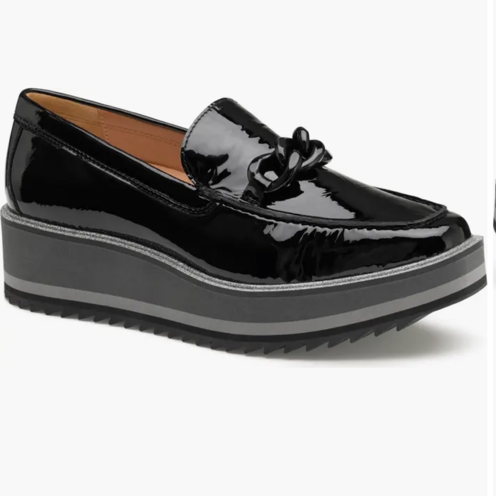 Johnston & Murphy -Gracelyn Chain Wedge Loafer size 6.5
